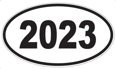 2023 - Oval Sticker