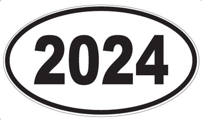 2024 - Oval Sticker