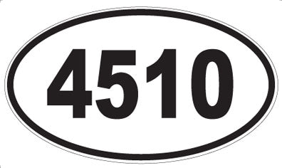 4510 - Oval Sticker