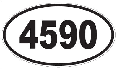 4590 - Oval Sticker