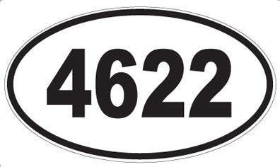 4622 - Oval Sticker