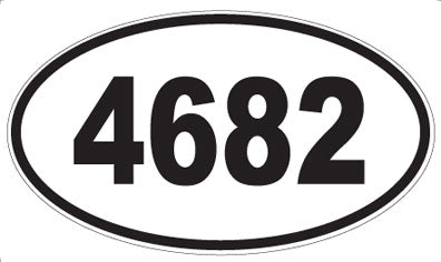 4682 - Oval Sticker