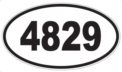 4829 - Oval Sticker
