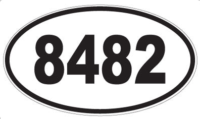 8482 - Oval Sticker
