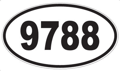9788 - Oval Sticker