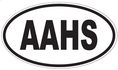 AAHS - Oval Sticker