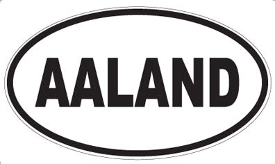 AALAND - Oval Magnet