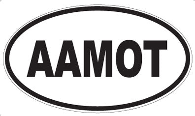 AAMOT - Oval Sticker