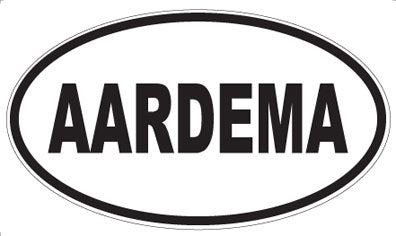 AARDEMA - Oval Magnet