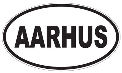 AARHUS - Oval Sticker