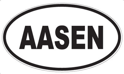 AASEN - Oval Magnet