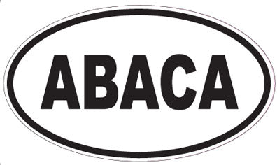 ABACA - Oval Magnet