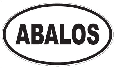 ABALOS - Oval Magnet