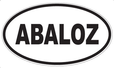ABALOZ - Oval Sticker