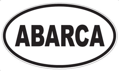 ABARCA - Oval Sticker