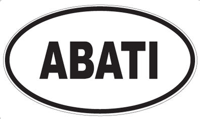ABATI - Oval Magnet