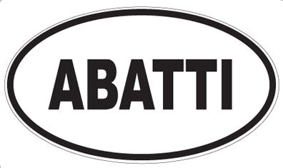 ABATTI - Oval Magnet