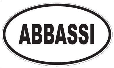 ABBASSI - Oval Magnet