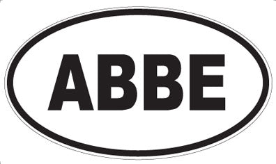 ABBE - Oval Magnet
