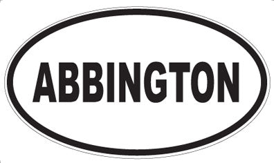 ABBINGTON - Oval Magnet
