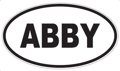 ABBY - Oval Magnet
