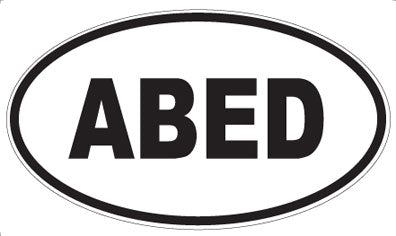 ABED - Oval Magnet