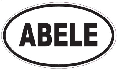 ABELE - Oval Magnet