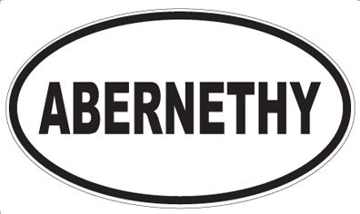 ABERNETHY - Oval Magnet