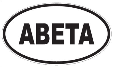 ABETA - Oval Sticker
