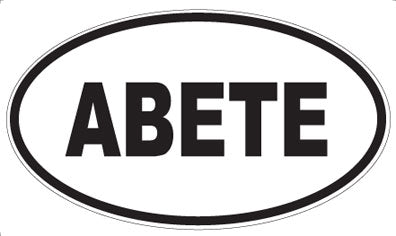 ABETE - Oval Magnet