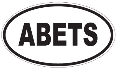 ABETS - Oval Magnet