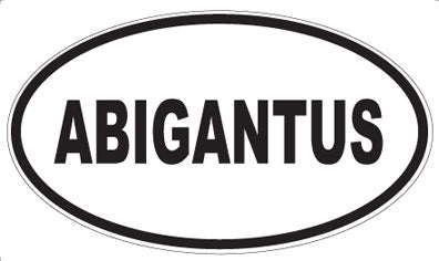 ABIGANTUS - Oval Magnet