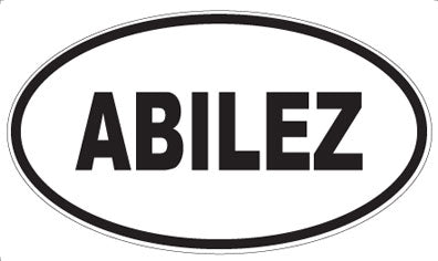 ABILEZ - Oval Magnet