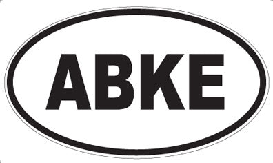 ABKE - Oval Magnet