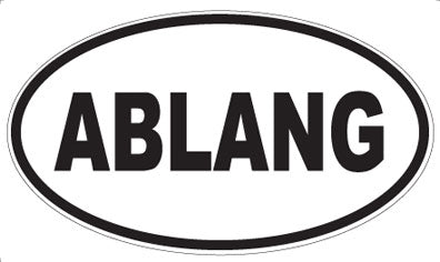 ABLANG - Oval Magnet