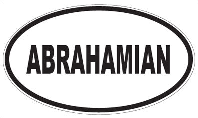 ABRAHAMIAN - Oval Magnet