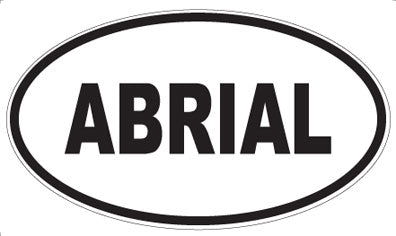 ABRIAL - Oval Magnet