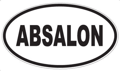 ABSALON - Oval Sticker