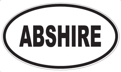 ABSHIRE - Oval Magnet