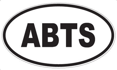ABTS - Oval Sticker