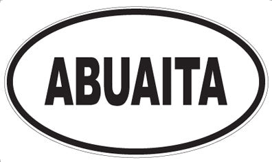 ABUAITA - Oval Sticker