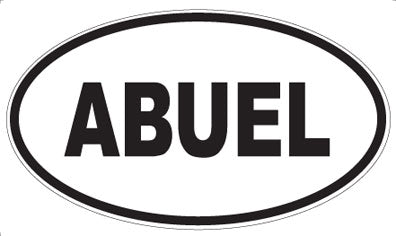 ABUEL - Oval Sticker