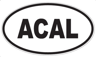 ACAL - Oval Sticker