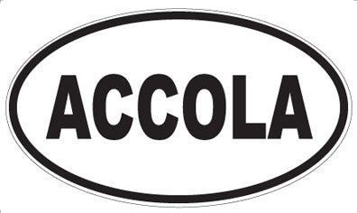 ACCOLA - Oval Magnet