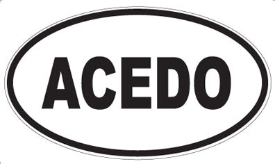 ACEDO - Oval Magnet