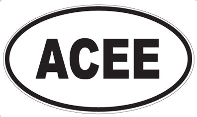 ACEE - Oval Magnet