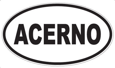 ACERNO - Oval Magnet