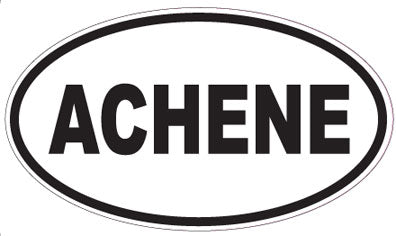 ACHENE - Oval Sticker