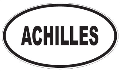 ACHILLES - Oval Magnet