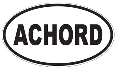 ACHORD - Oval Sticker